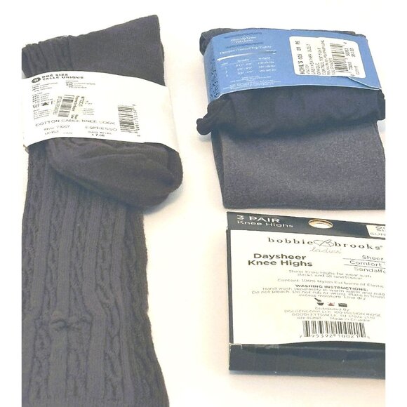 Variety of 8 Fashion Stockings and Socks, New with tags in Medium Sizes. - Picture 9 of 11